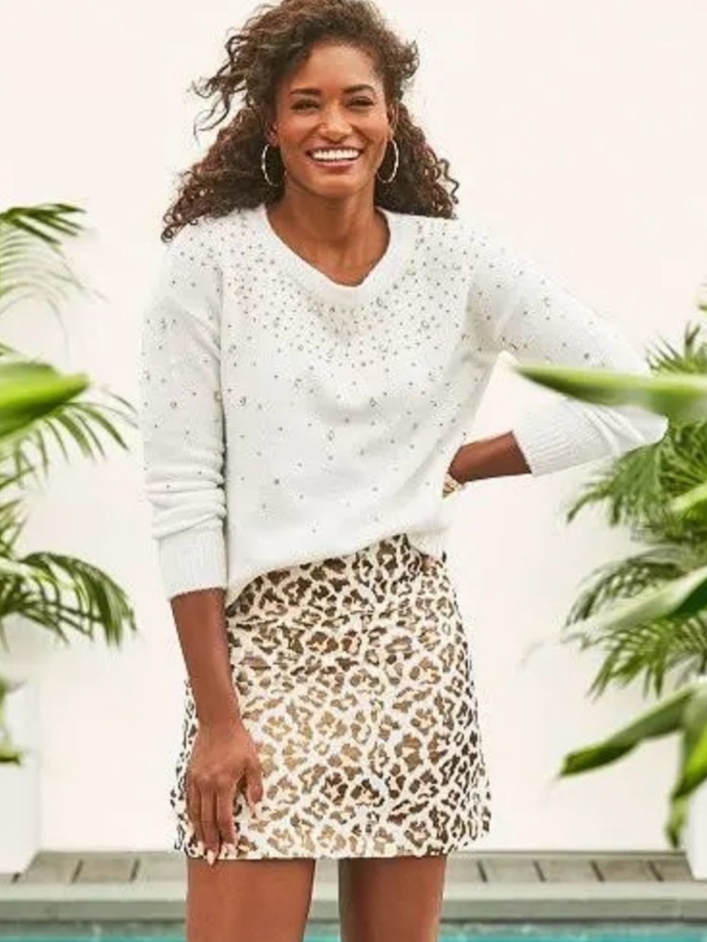Lilly Pulitzer Adler leopard print skirt size 14 - Picture 9 of 9